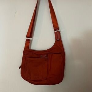 Tumi Burnt Orange Crossbody Bag